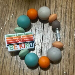 New Be kind inclusion Beaded Stanley Tumbler cup handle accessory charm